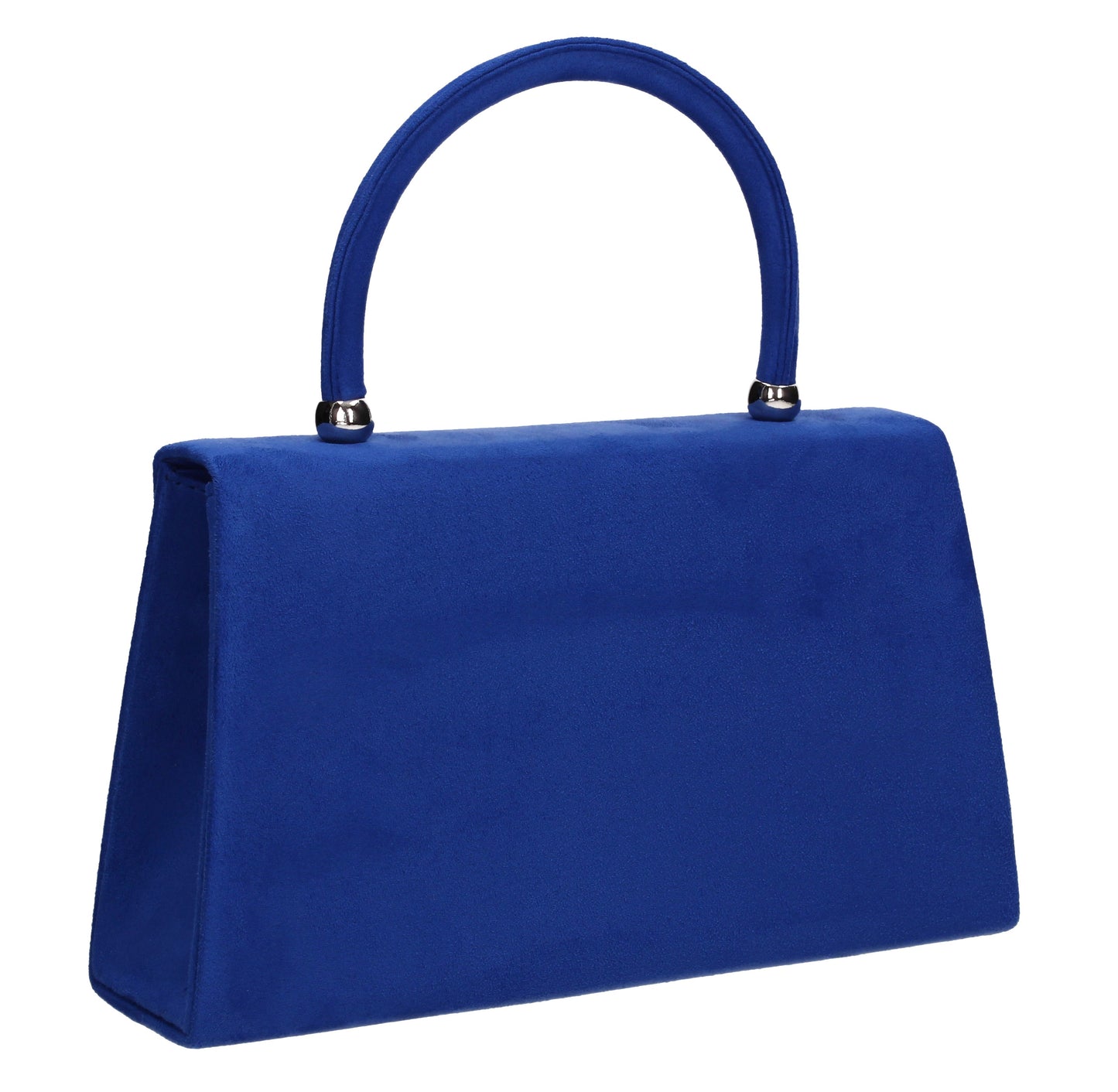 Kendall Faux Suede Clutch Bag Royal Blue