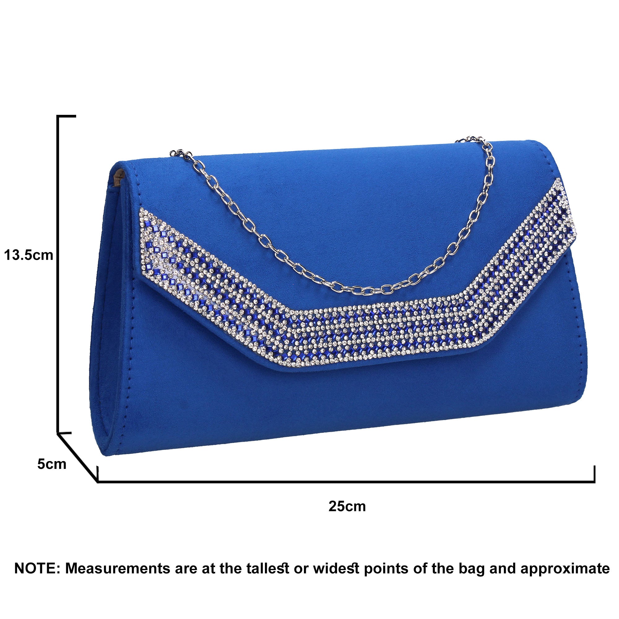 Get Noticed with Our Stunning Clutch Blue Crystal Bag - Shop Today! –  Jewelry Bubble