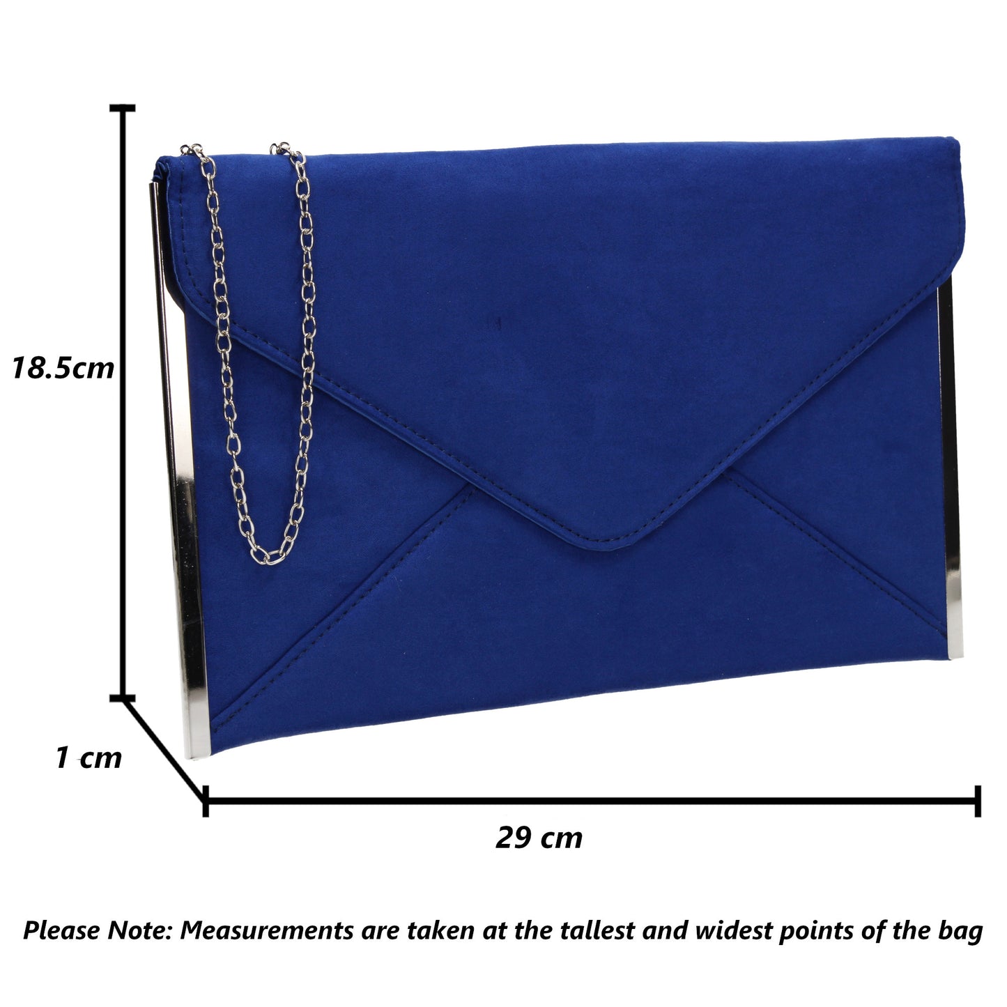 Louis Slim Clutch Bag Royal Blue