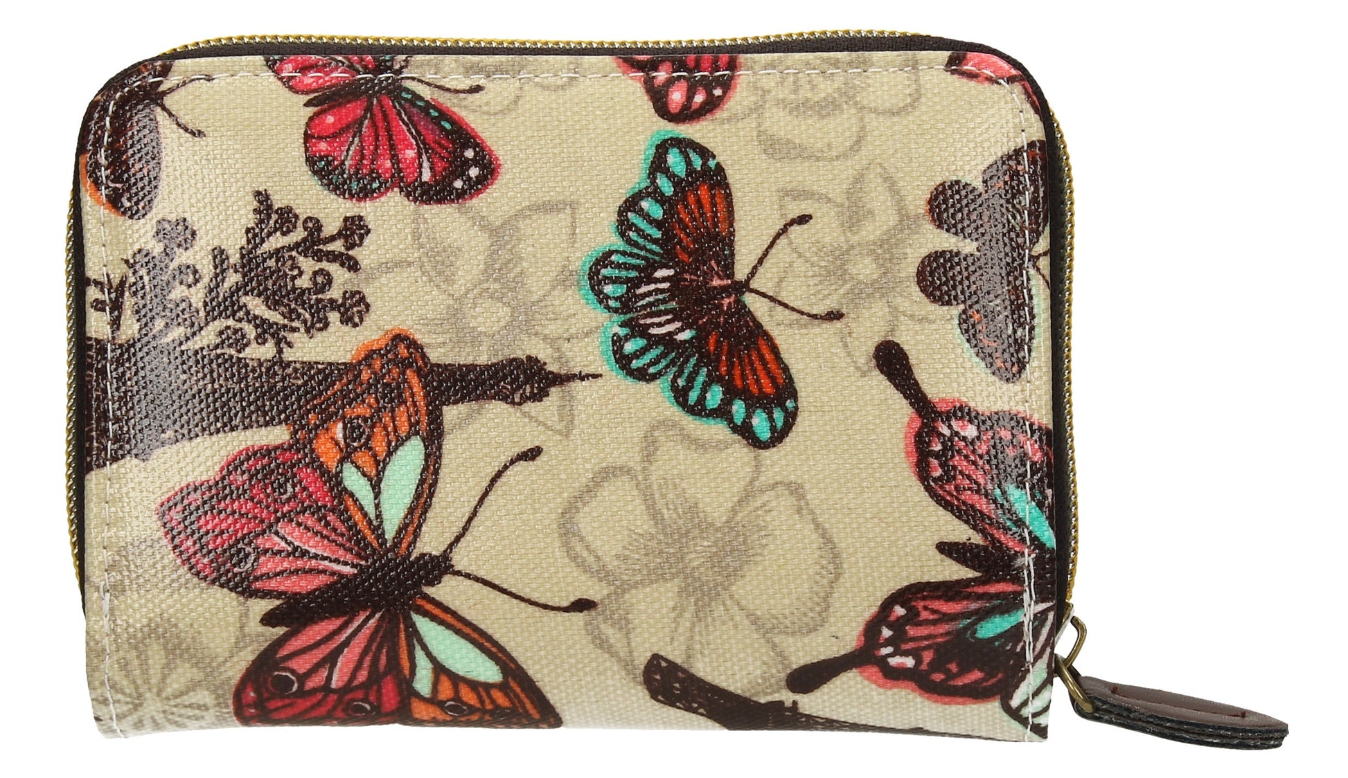 Swanky Swank Noel Paris Butterfly Bi-Fold Purse BeigeCheap Cute School Wallets Purses Bags Animal