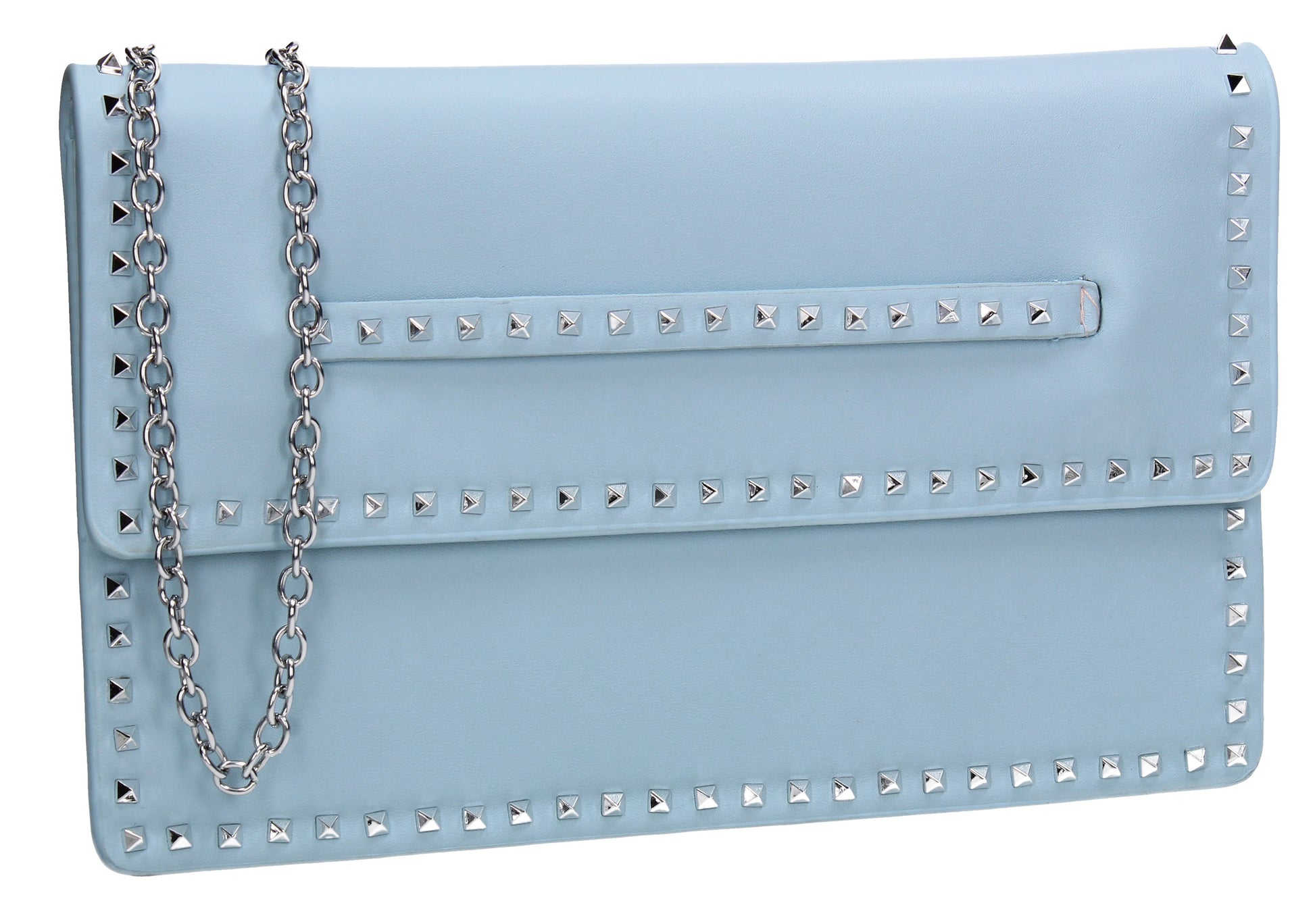 SWANKYSWANS Ciera Clutch Bag Serenity Blue Cute Cheap Clutch Bag For Weddings School and Work