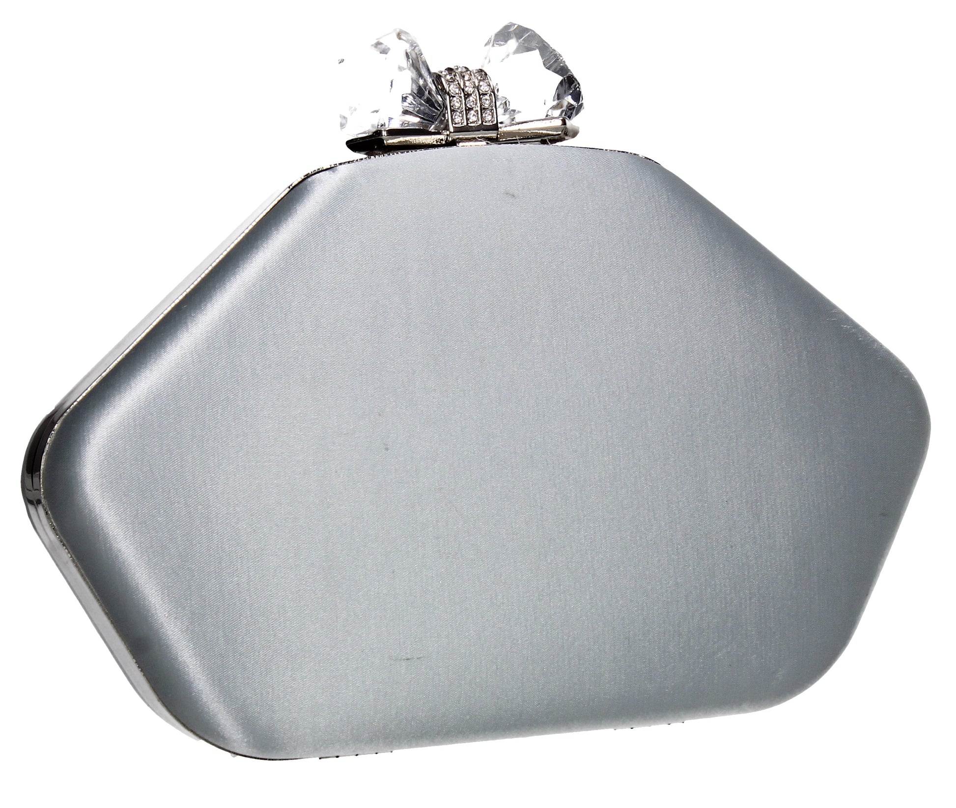 SWANKYSWANS Karie Clutch Bag Silver Cute Cheap Clutch Bag For Weddings School and Work