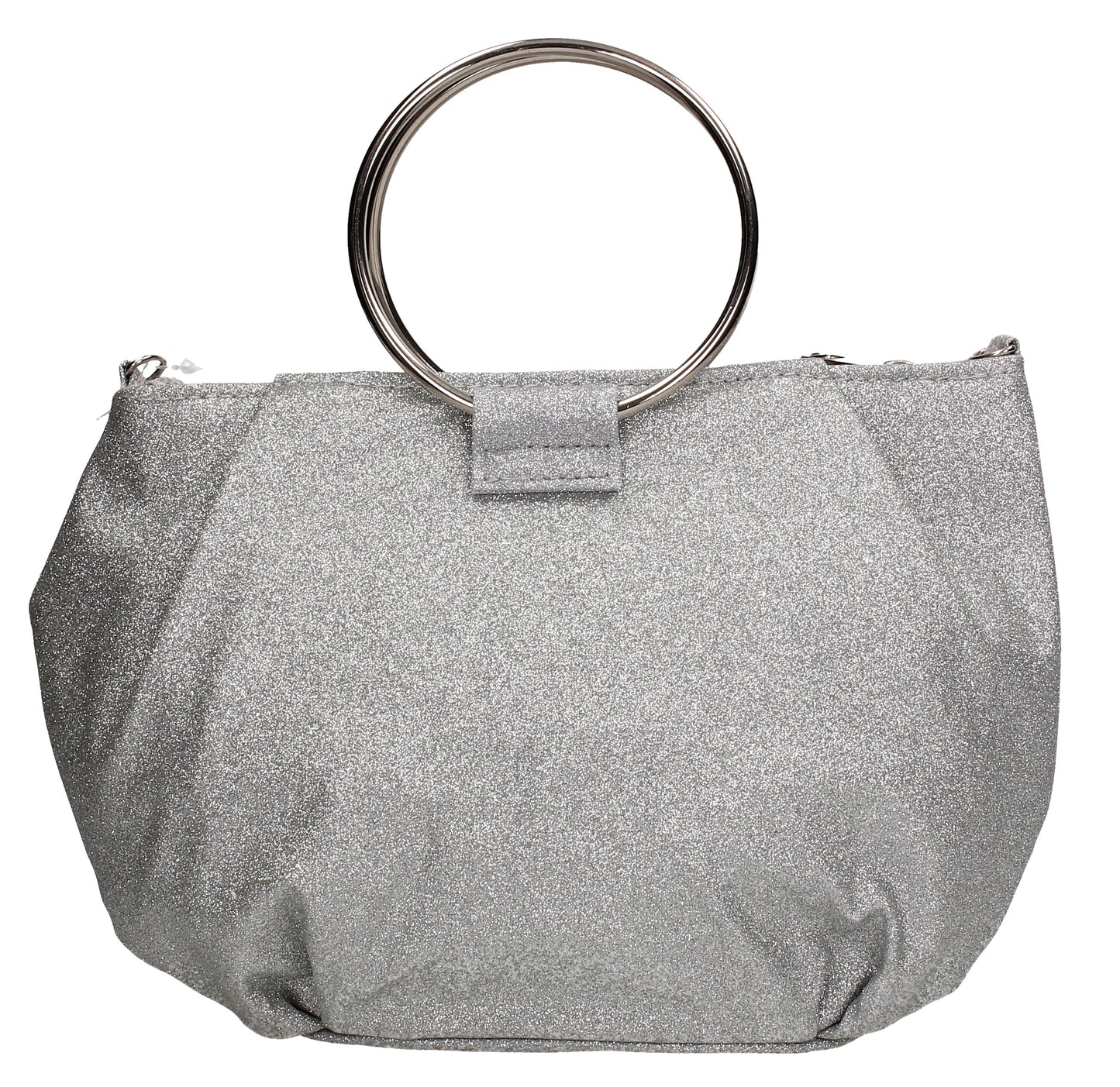 Athena Glitter Sparkle Evening Handbag Silver