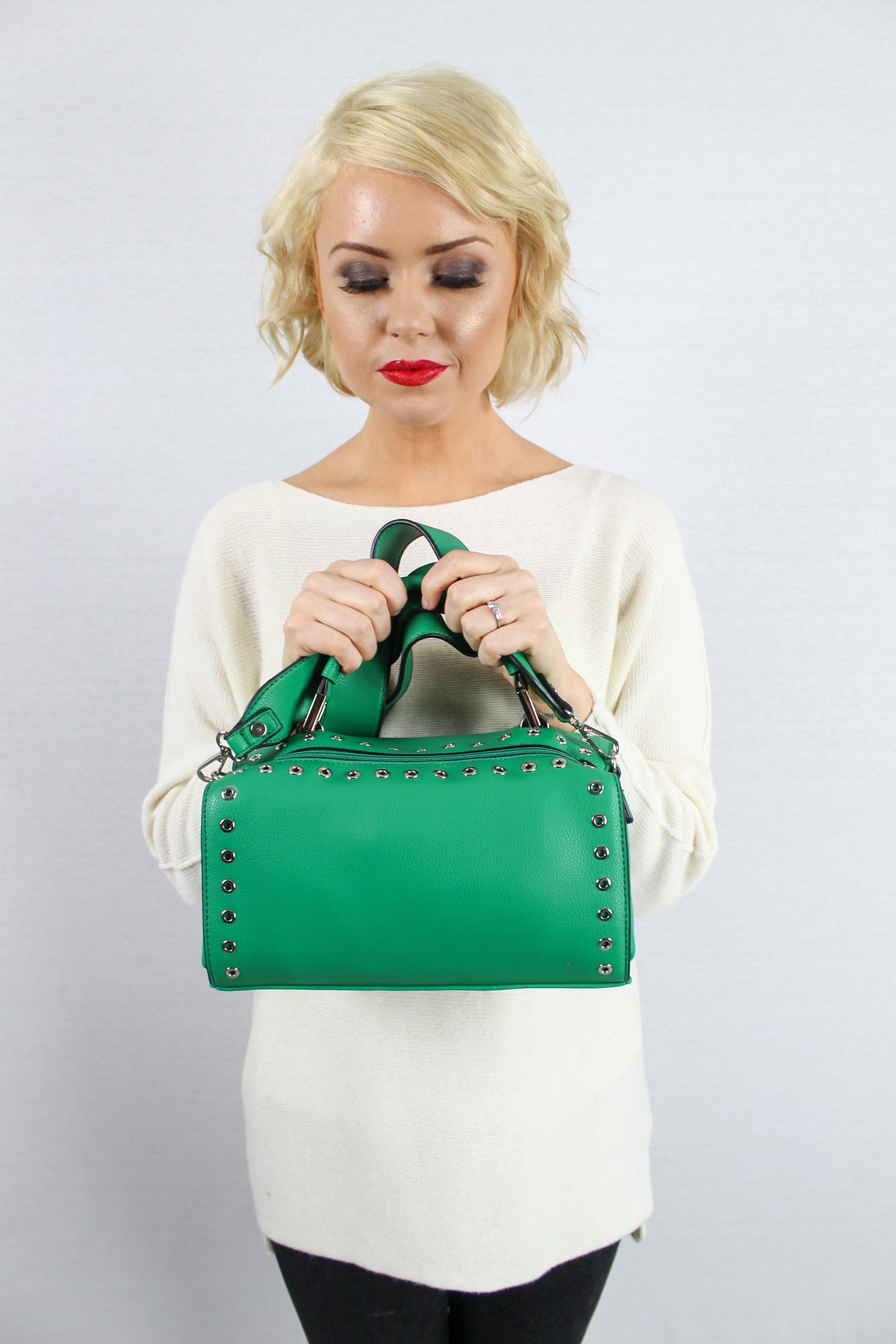 Anna Cross Body Handbag Green