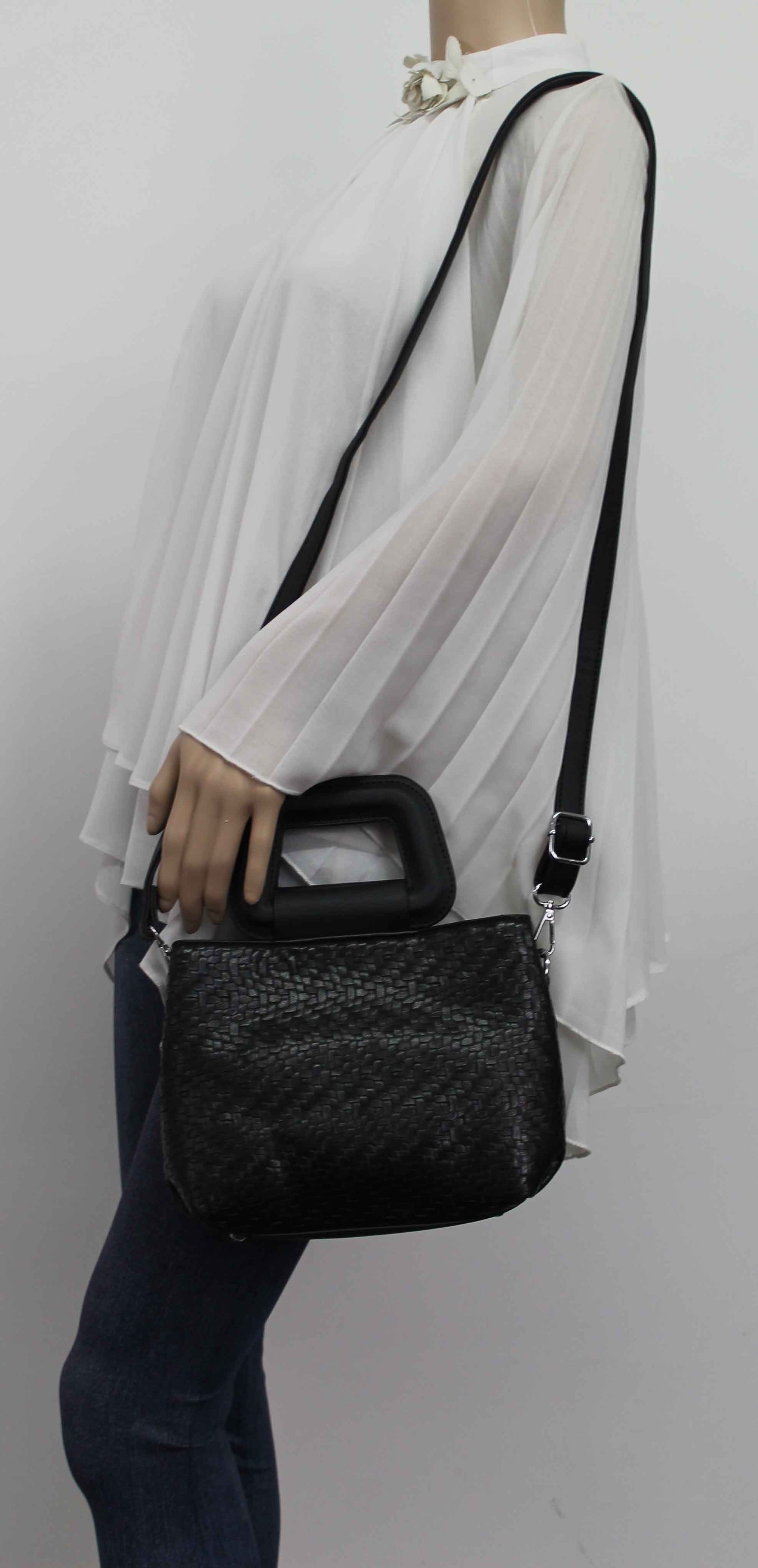 SWANKYSWANS Dahlia Clutch Bag Black Cute Cheap Clutch Bag For Weddings School and Work
