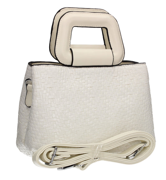SWANKYSWANS Dahlia Clutch Bag White Cute Cheap Clutch Bag For Weddings School and Work
