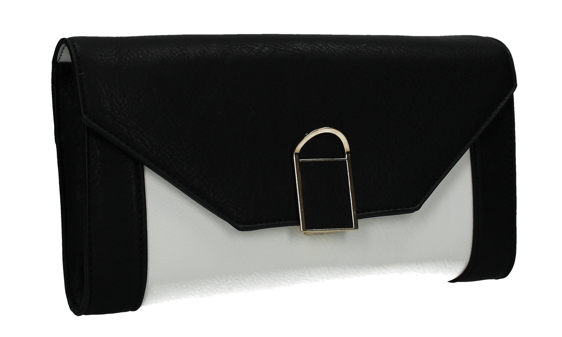 SWANKYSWANS Sydney Clutch Bag Black Cute Cheap Clutch Bag For Weddings School and Work