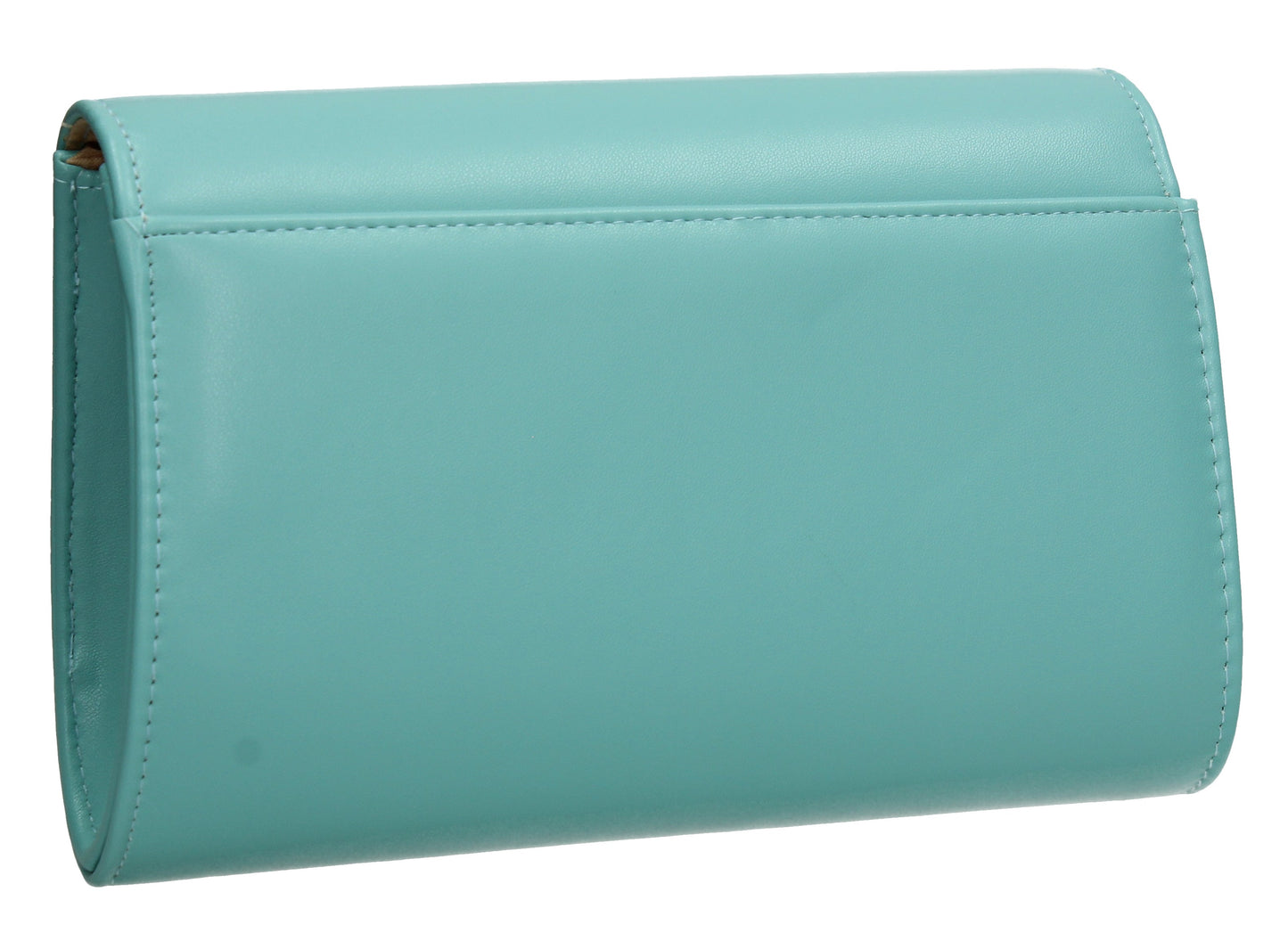 SWANKYSWANS Nylah Clutch Bag Turquoise Cute Cheap Clutch Bag For Weddings School and Work