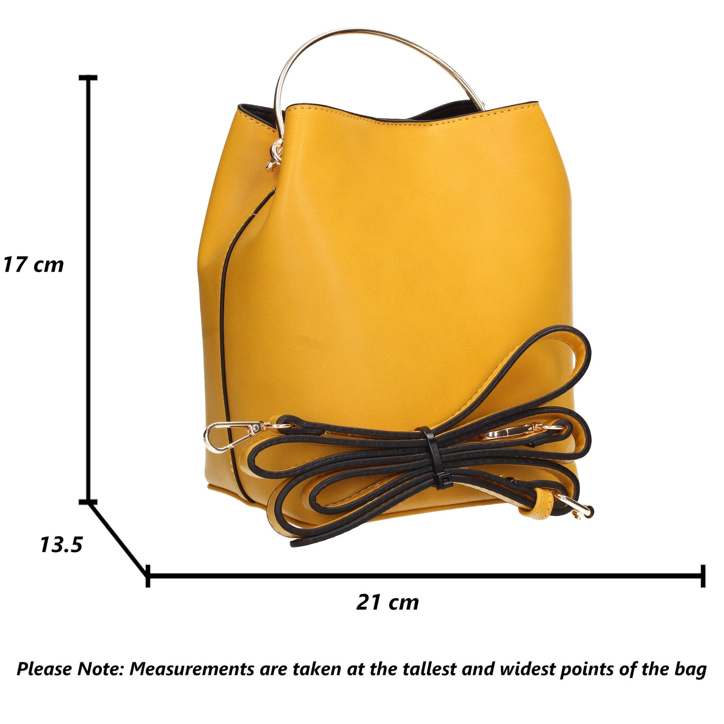 Melany 2 in 1 Crossbody Clutch Bag Yellow