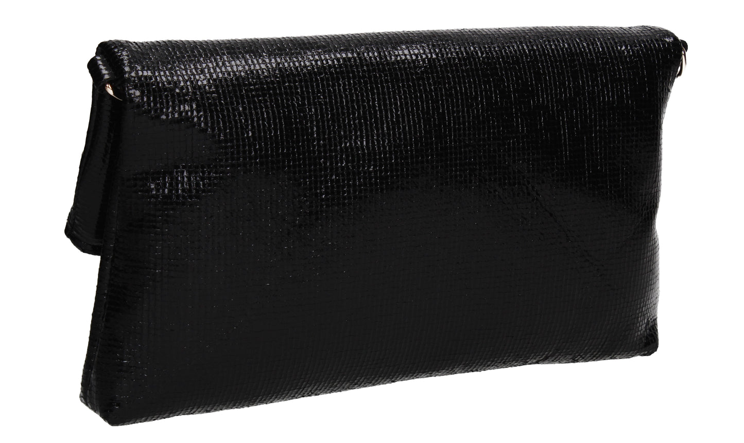 Tess Glamour Party Clutch Bag Black
