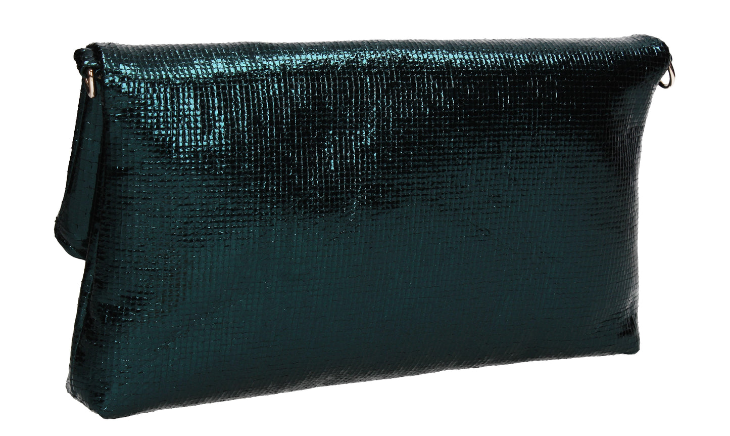 Tess Glamour Party Clutch Bag Green