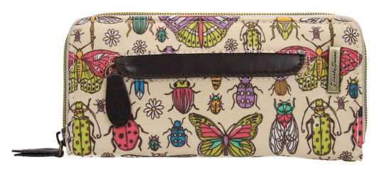 Swanky Swank Borella Butterfly & Bugs Front Zipper Detail PurseCheap Cute School Wallets Purses Bags Animal