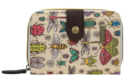 Swanky Swank Borella Butterfly & Bugs Folding PurseCheap Cute School Wallets Purses Bags Animal