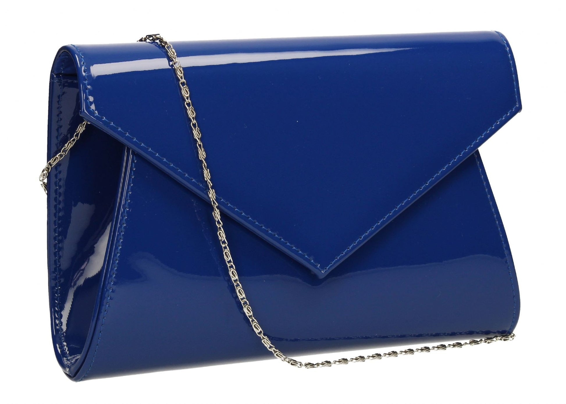 SWANKYSWANS Chrissy Envelope Clutch Bag Royal Blue Cute Cheap Clutch Bag For Weddings School and Work
