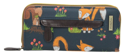 Swanky Swank Freddie Fox & Squirrel Front Zipper Detail PurseCheap Cute School Wallets Purses Bags Animal