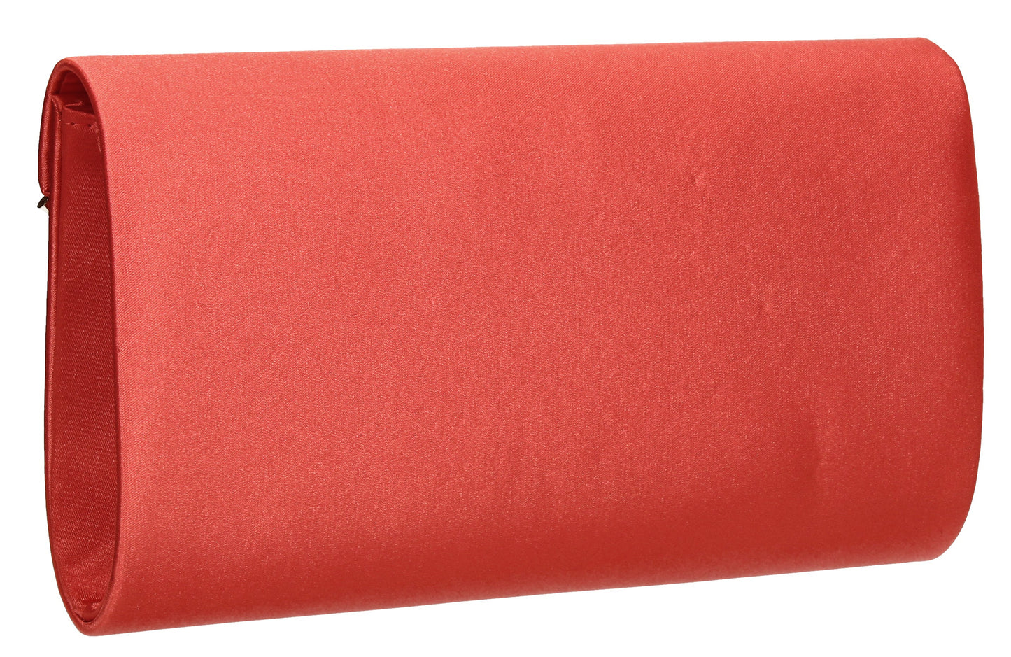 SWANKYSWANS Olivia Clutch Bag Coral Red Cute Cheap Clutch Bag For Weddings School and Work
