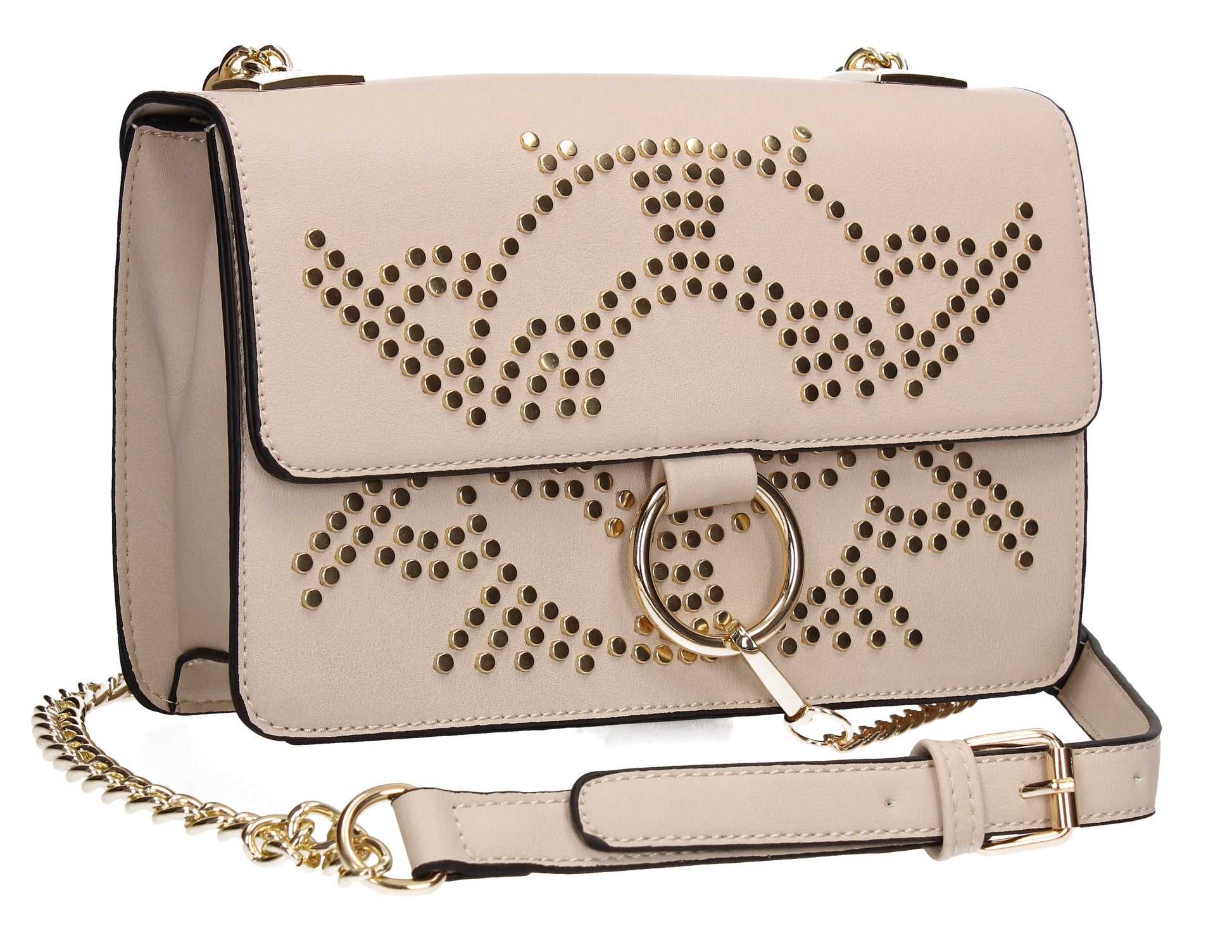 Swanky Swans Silvia Clutch Bag Beige Perfect for Back To School!