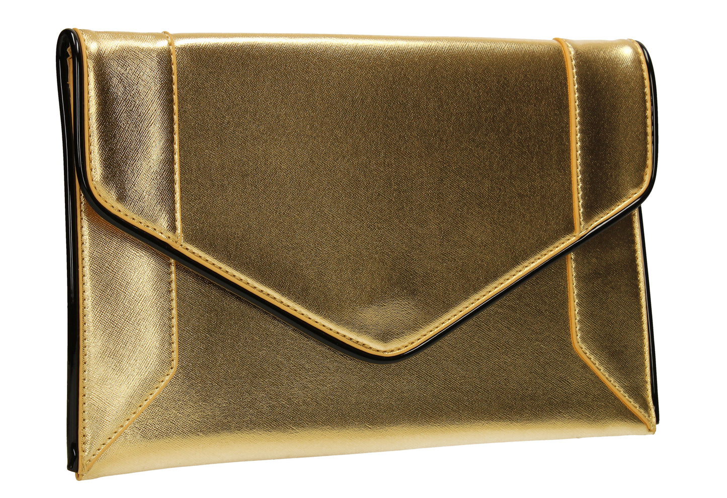 SWANKYSWANS Merlin Clutch Bag Gold Cute Cheap Clutch Bag For Weddings School and Work