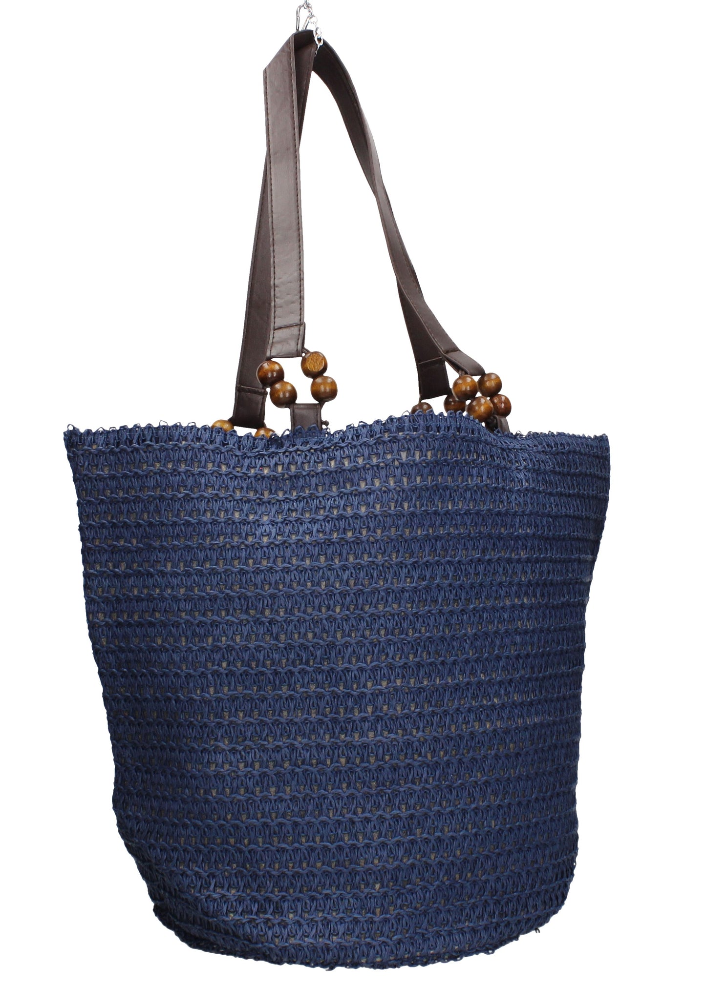 Swanky Swans Soft Bucket Style Blue Beach Tote Bag Summer HandbagPerfect for School, Weddings, Day out!