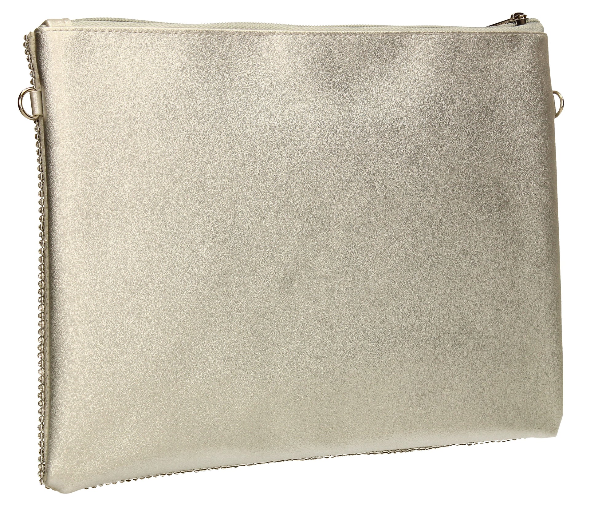 SWANKYSWANS Marla Slim Clutch Bag Silver Cute Cheap Clutch Bag For Weddings School and Work