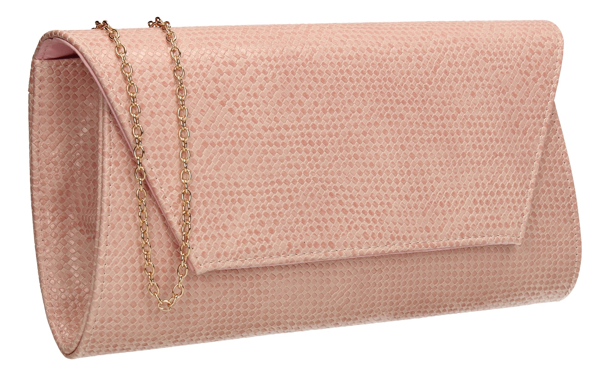 SWANKYSWANS Merci Micro Clutch Bag Pink Cute Cheap Clutch Bag For Weddings School and Work