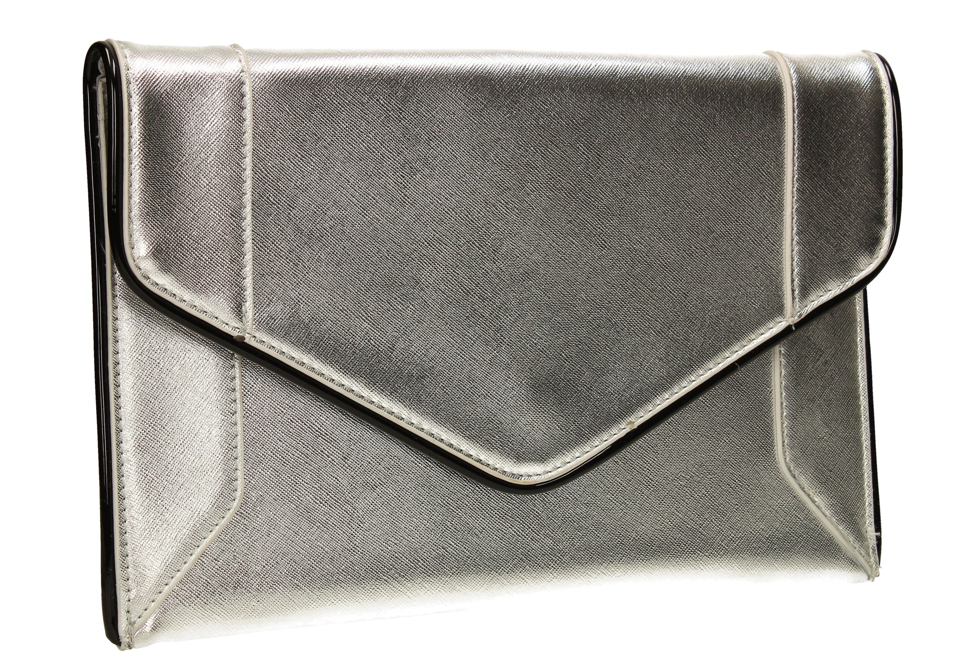 SWANKYSWANS Merlin Clutch Bag Silver Cute Cheap Clutch Bag For Weddings School and Work