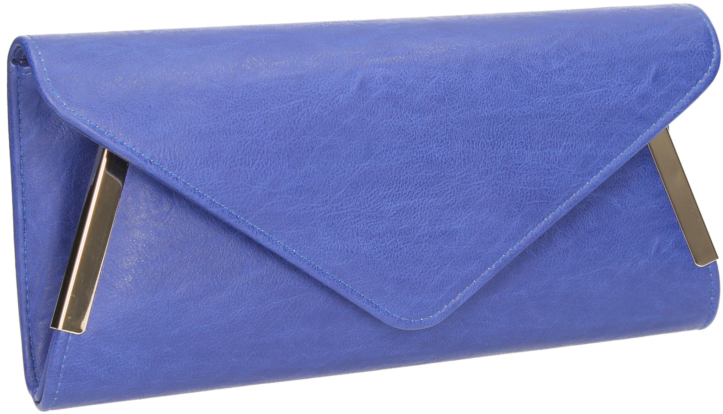 SWANKYSWANS Laurie Clutch Bag Royal Blue Cute Cheap Clutch Bag For Weddings School and Work