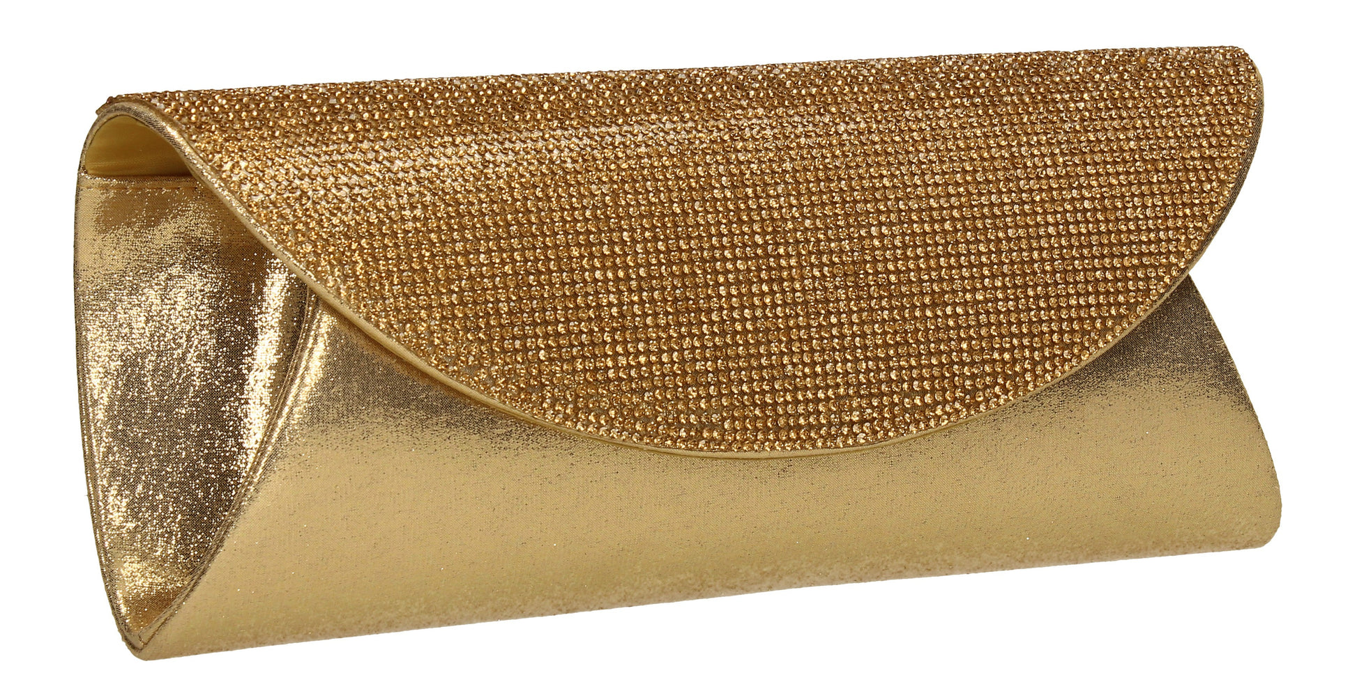 SWANKYSWANS Merylin Clutch Bag Gold Cute Cheap Clutch Bag For Weddings School and Work