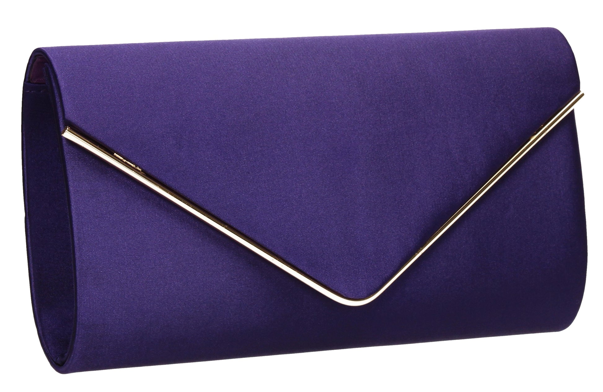 SWANKYSWANS Olivia Clutch Bag Purple Cute Cheap Clutch Bag For Weddings School and Work