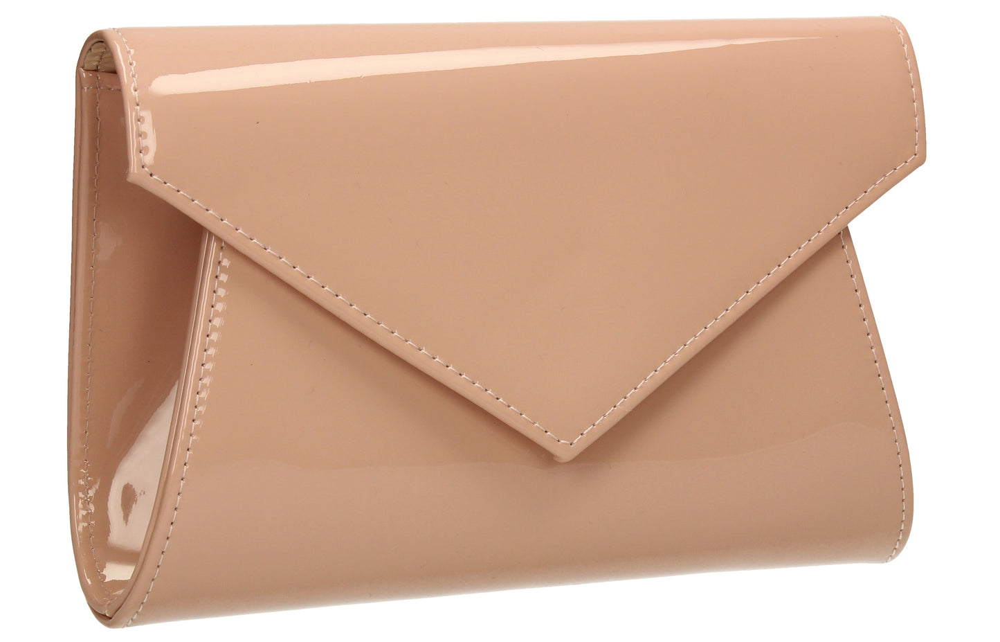 SWANKYSWANS Chrissy Envelope Clutch Bag Pink Beige Cute Cheap Clutch Bag For Weddings School and Work