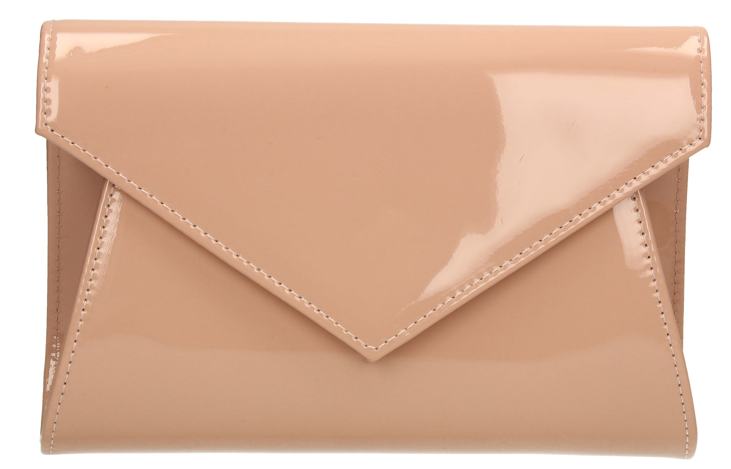 SWANKYSWANS Chrissy Envelope Clutch Bag Pink Beige Cute Cheap Clutch Bag For Weddings School and Work