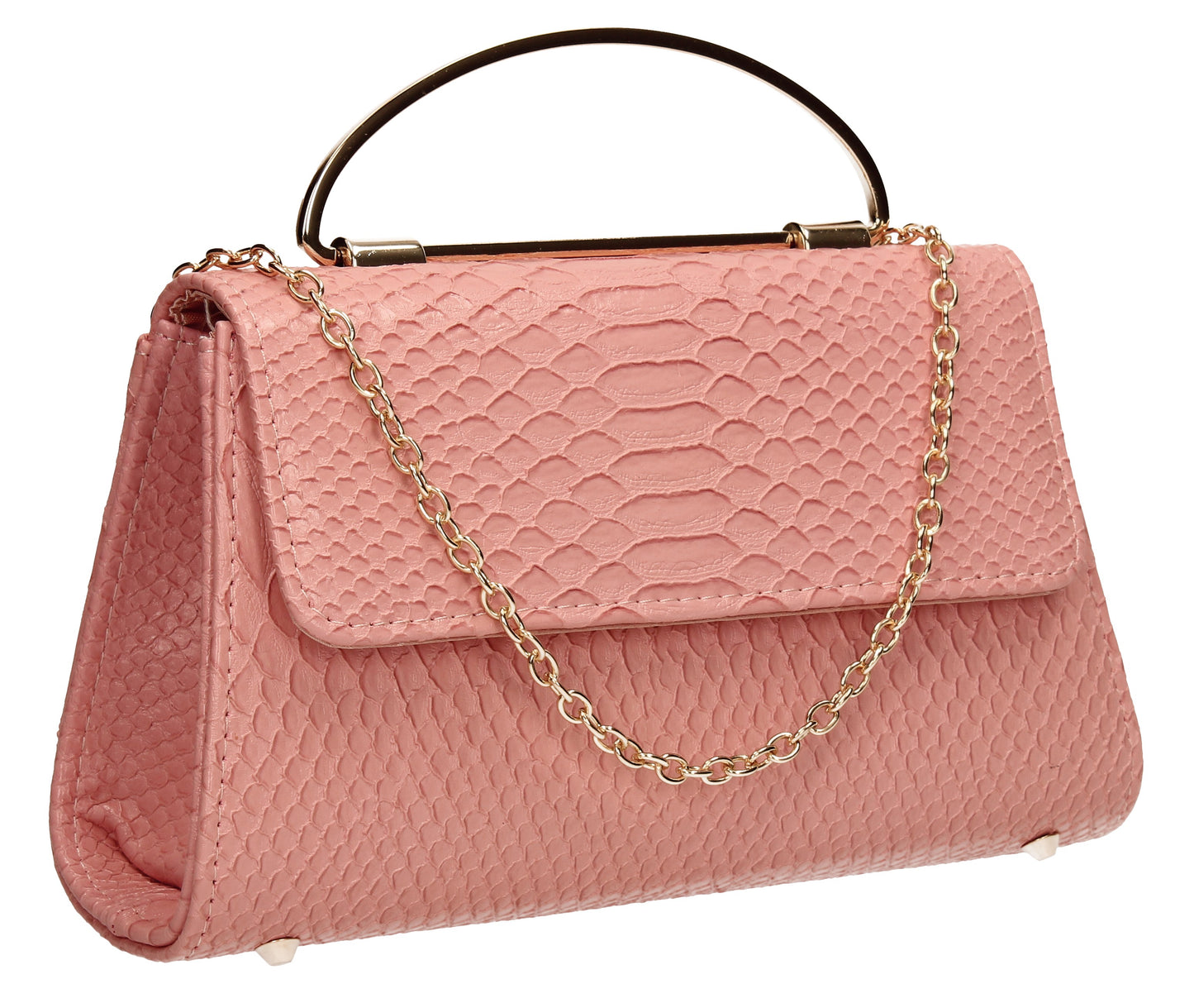 SWANKYSWANS Laura Clutch Bag Pink Cute Cheap Clutch Bag For Weddings School and Work