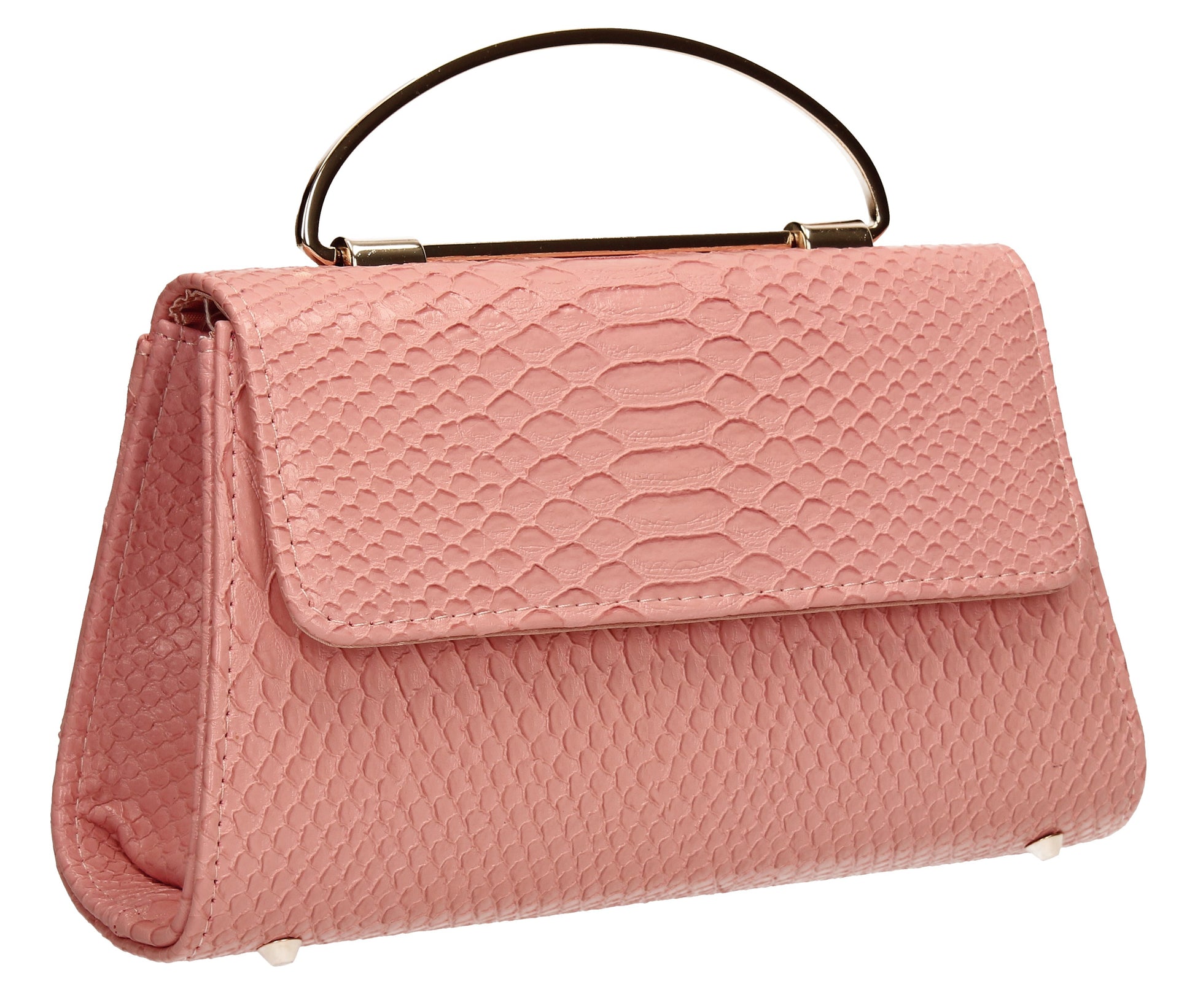 SWANKYSWANS Laura Clutch Bag Pink Cute Cheap Clutch Bag For Weddings School and Work