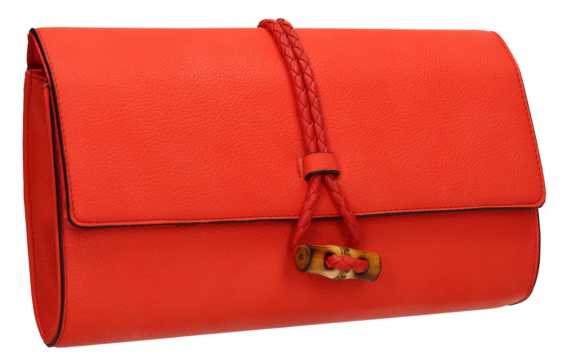 SWANKYSWANS Sophia Clutch Bag Scarlet Cute Cheap Clutch Bag For Weddings School and Work