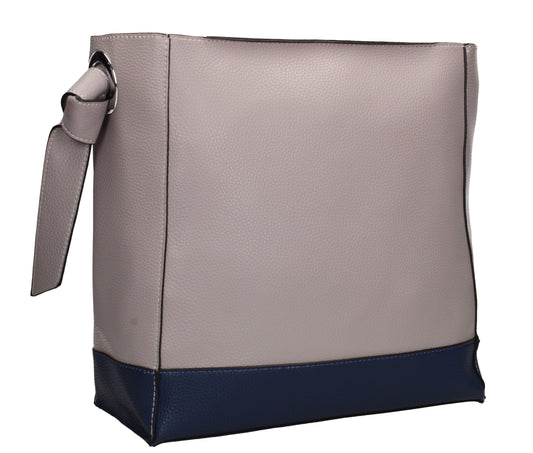 Swanky Swans Leanne Handbag Grey & NavyPerfect for School, Weddings, Day out!