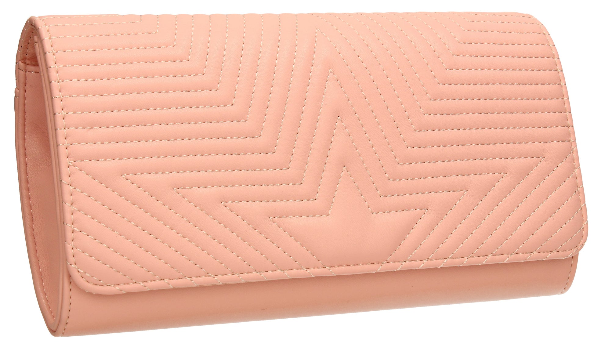 SWANKYSWANS Michelle Clutch Bag Pink Cute Cheap Clutch Bag For Weddings School and Work