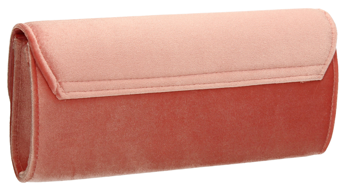 SWANKYSWANS Serena Clutch Bag Pink Cute Cheap Clutch Bag For Weddings School and Work