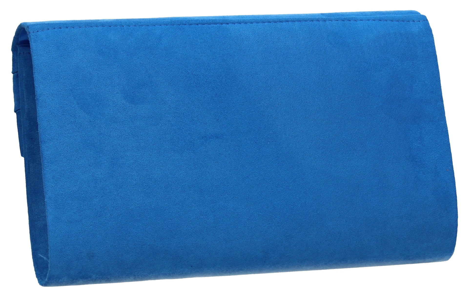 SWANKYSWANS Samantha V Detail Clutch Bag Blue Cute Cheap Clutch Bag For Weddings School and Work