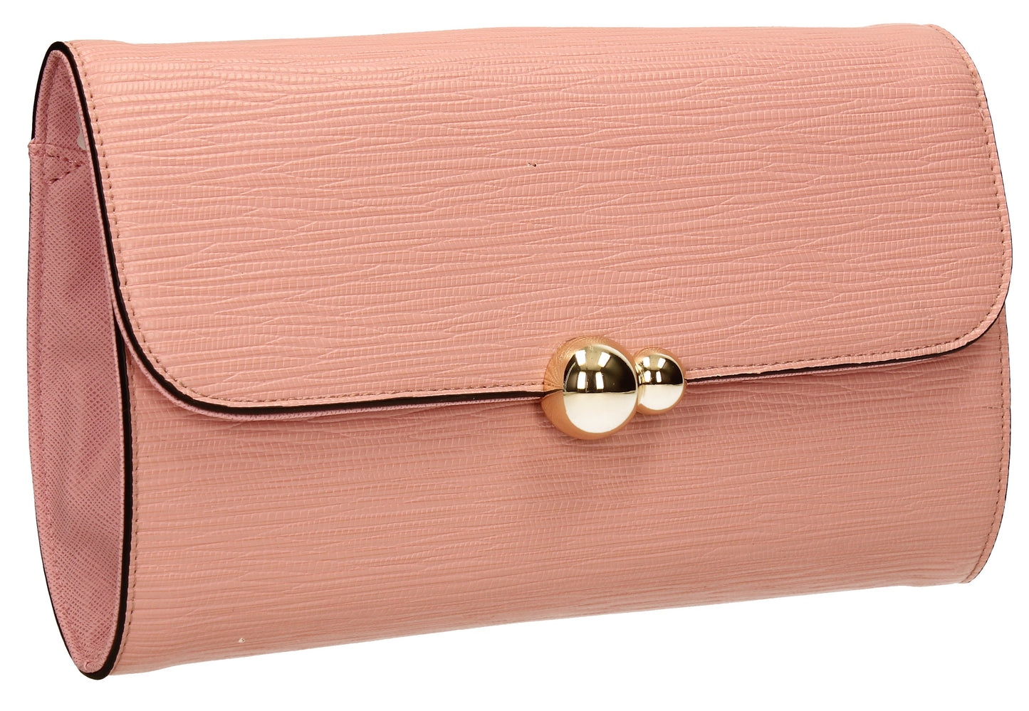 SWANKYSWANS Violet Clutch Bag Pink Cute Cheap Clutch Bag For Weddings School and Work
