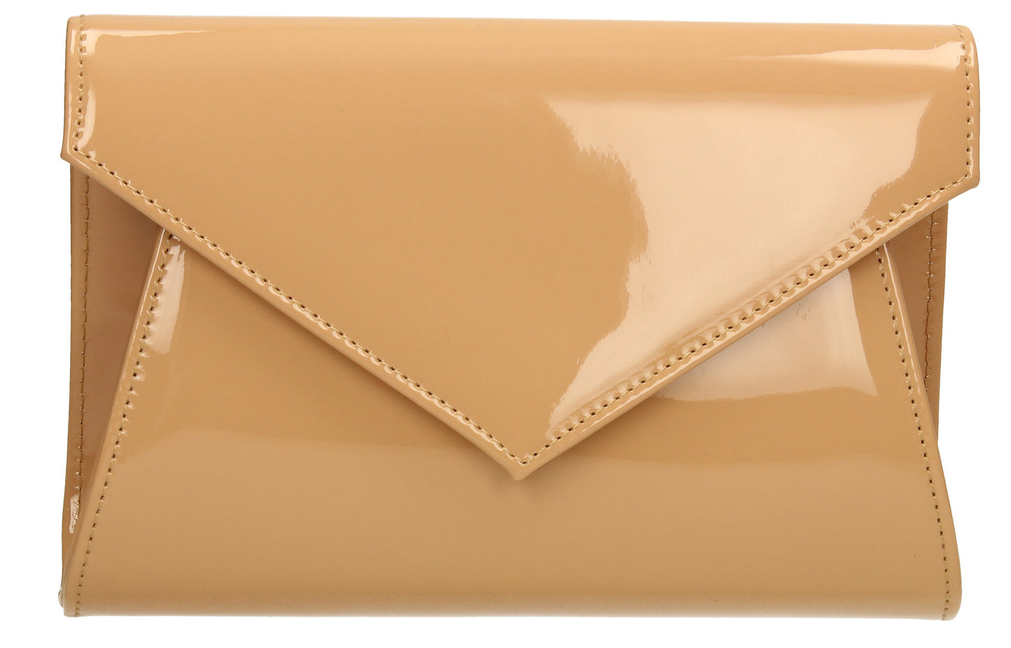 SWANKYSWANS Chrissy Envelope Clutch Bag Beige Cute Cheap Clutch Bag For Weddings School and Work