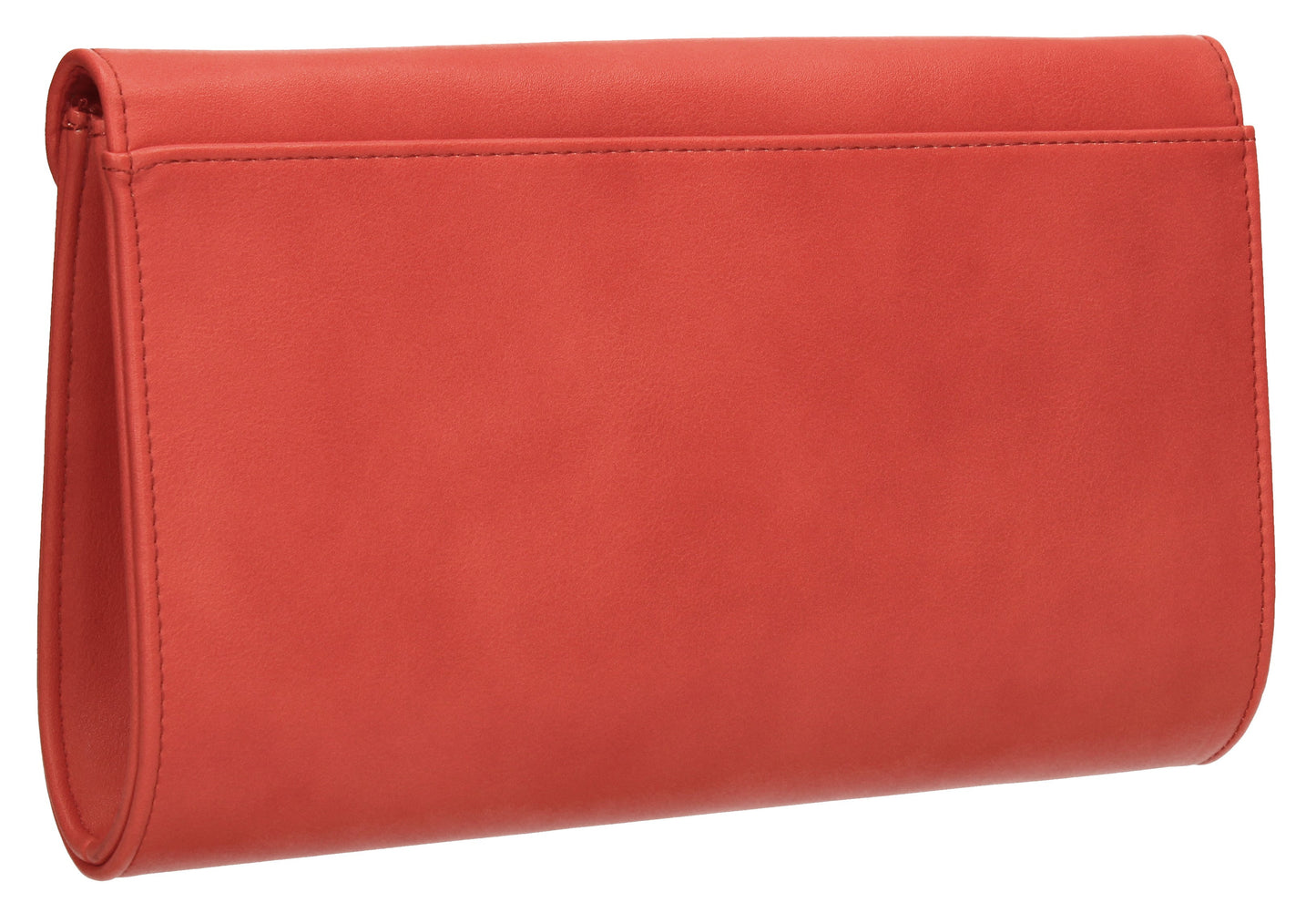 SWANKYSWANS Seraphina Clutch Bag Coral Cute Cheap Clutch Bag For Weddings School and Work