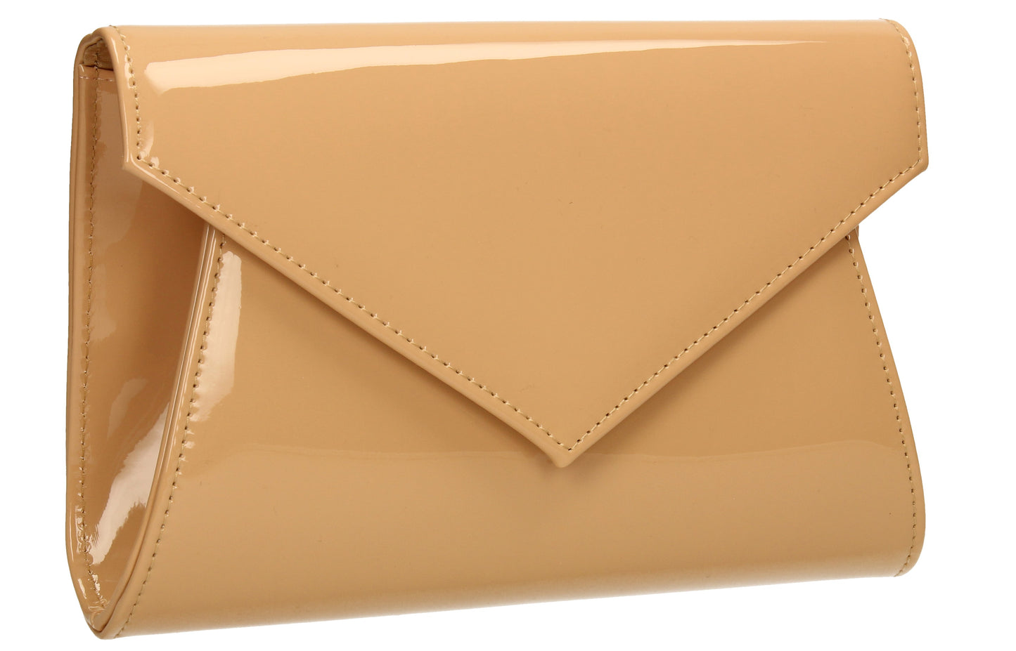 SWANKYSWANS Chrissy Envelope Clutch Bag Beige Cute Cheap Clutch Bag For Weddings School and Work