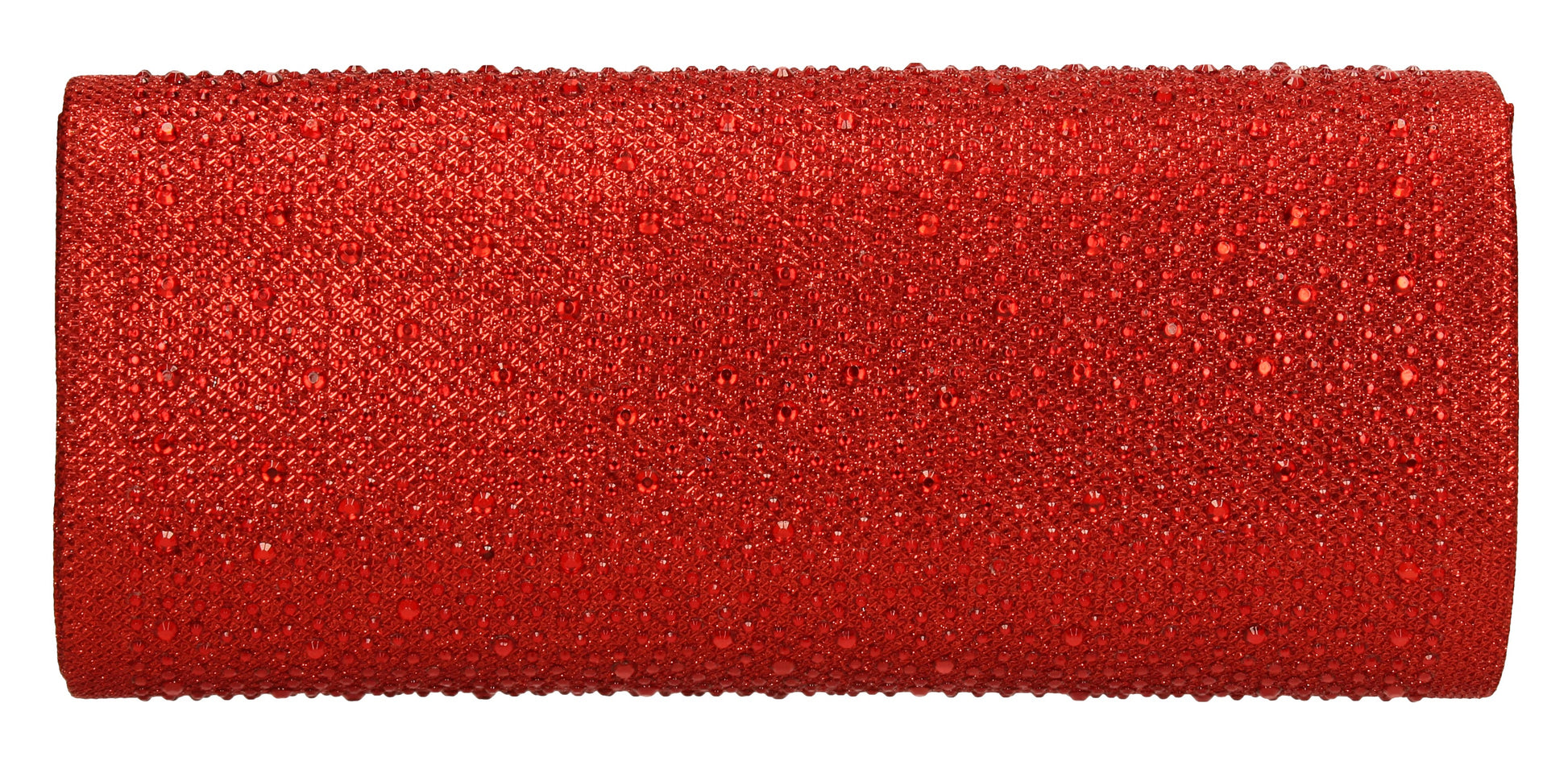 SWANKYSWANS Esther Glitter Diamante Clutch Bag Red Cute Cheap Clutch Bag For Weddings School and Work