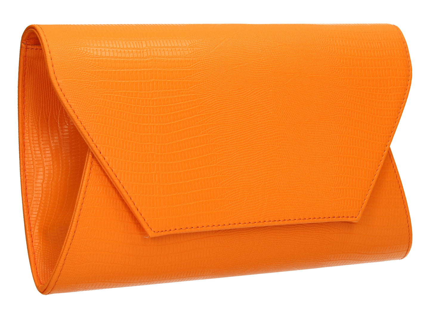 SWANKYSWANS Tania Clutch Bag Orange Cute Cheap Clutch Bag For Weddings School and Work