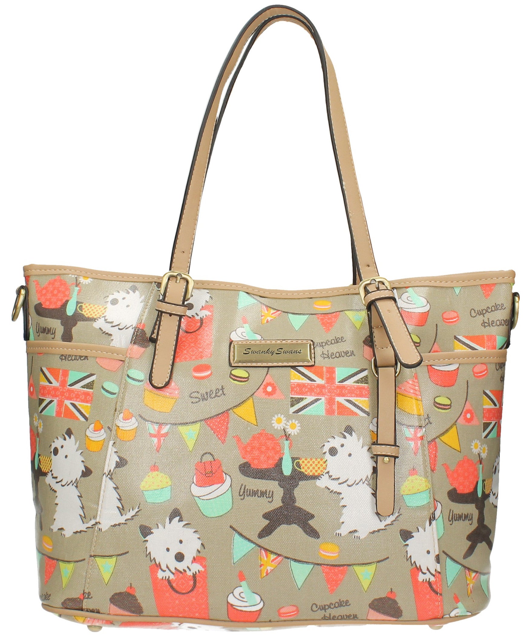 Swanky Swans Biba Dog Cupcake Tote Perfect for Back To School!