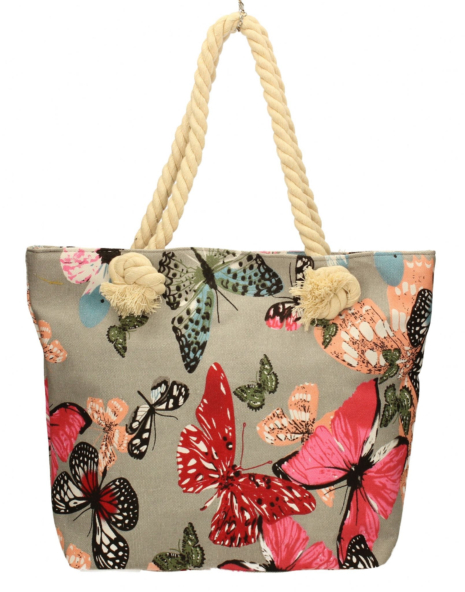 Swanky Swans Beach Butterfly Summer Handbag GreyCheap Fashion Wedding Work School