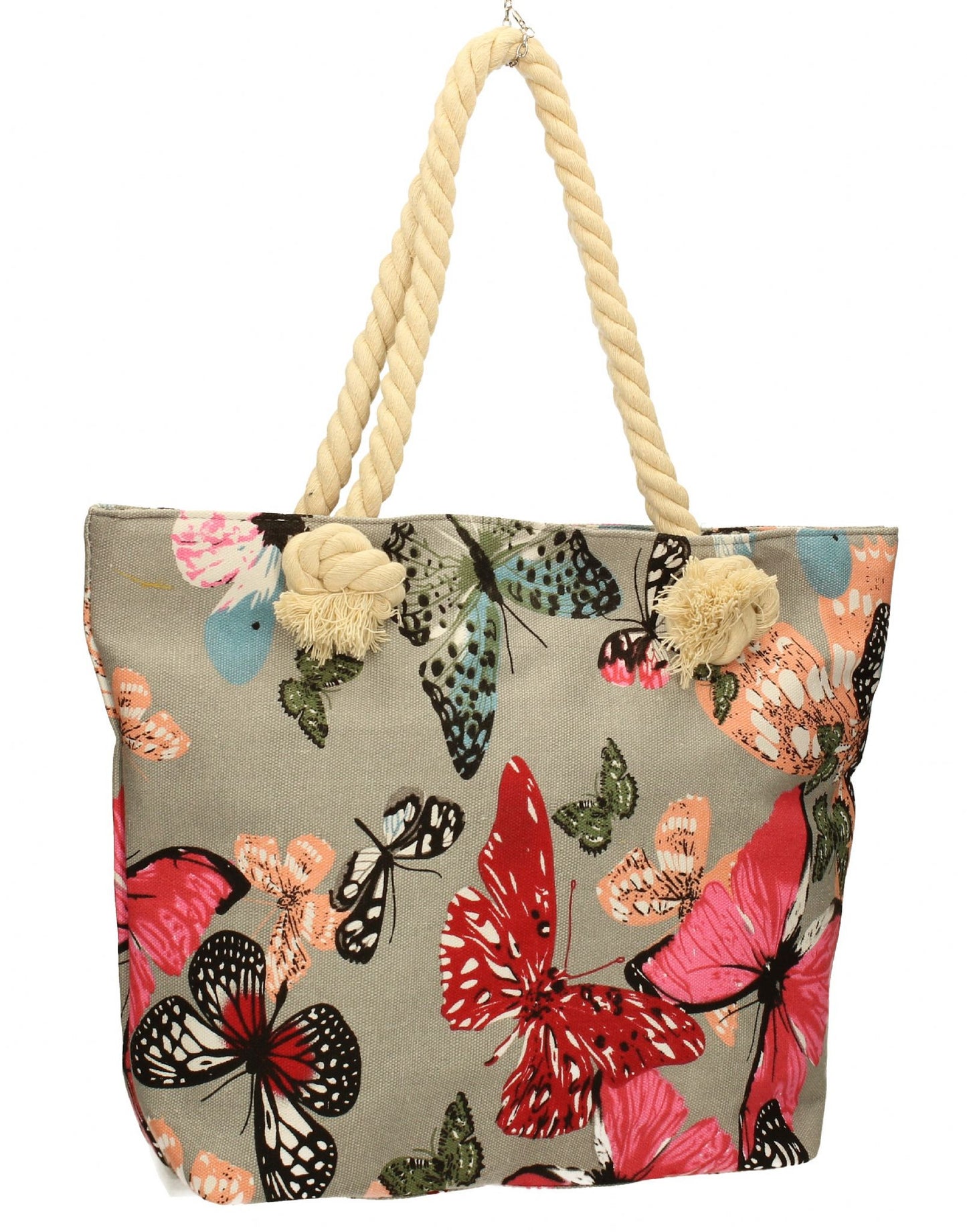 Swanky Swans Beach Butterfly Summer Handbag GreyCheap Fashion Wedding Work School