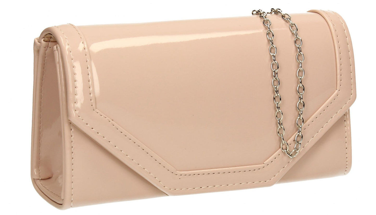 SWANKYSWANS Melania Clutch Bag Pink Cute Cheap Clutch Bag For Weddings School and Work