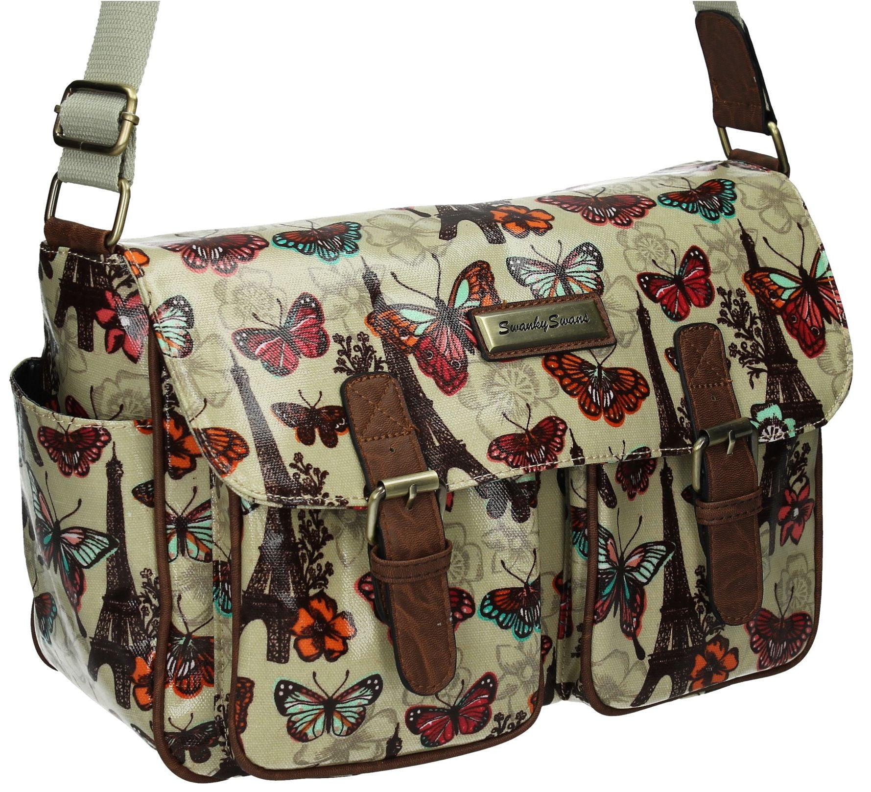 Swanky Swans Noel Paris Butterfly Classy Womens Satchel Bag SWANKYSWANS Perfect for Back to school!