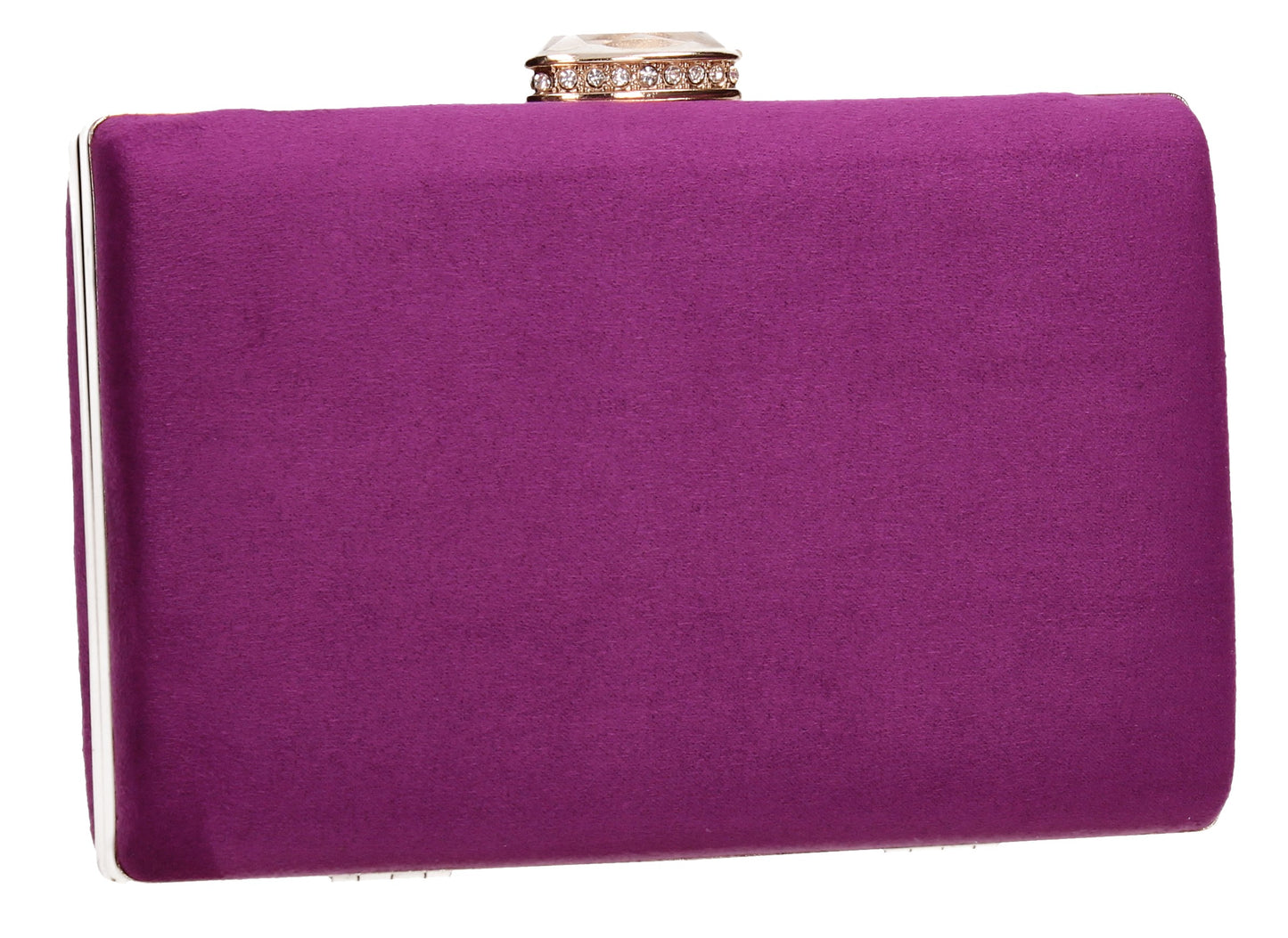 SWANKYSWANS Surrey Clutch Bag Purple Cute Cheap Clutch Bag For Weddings School and Work